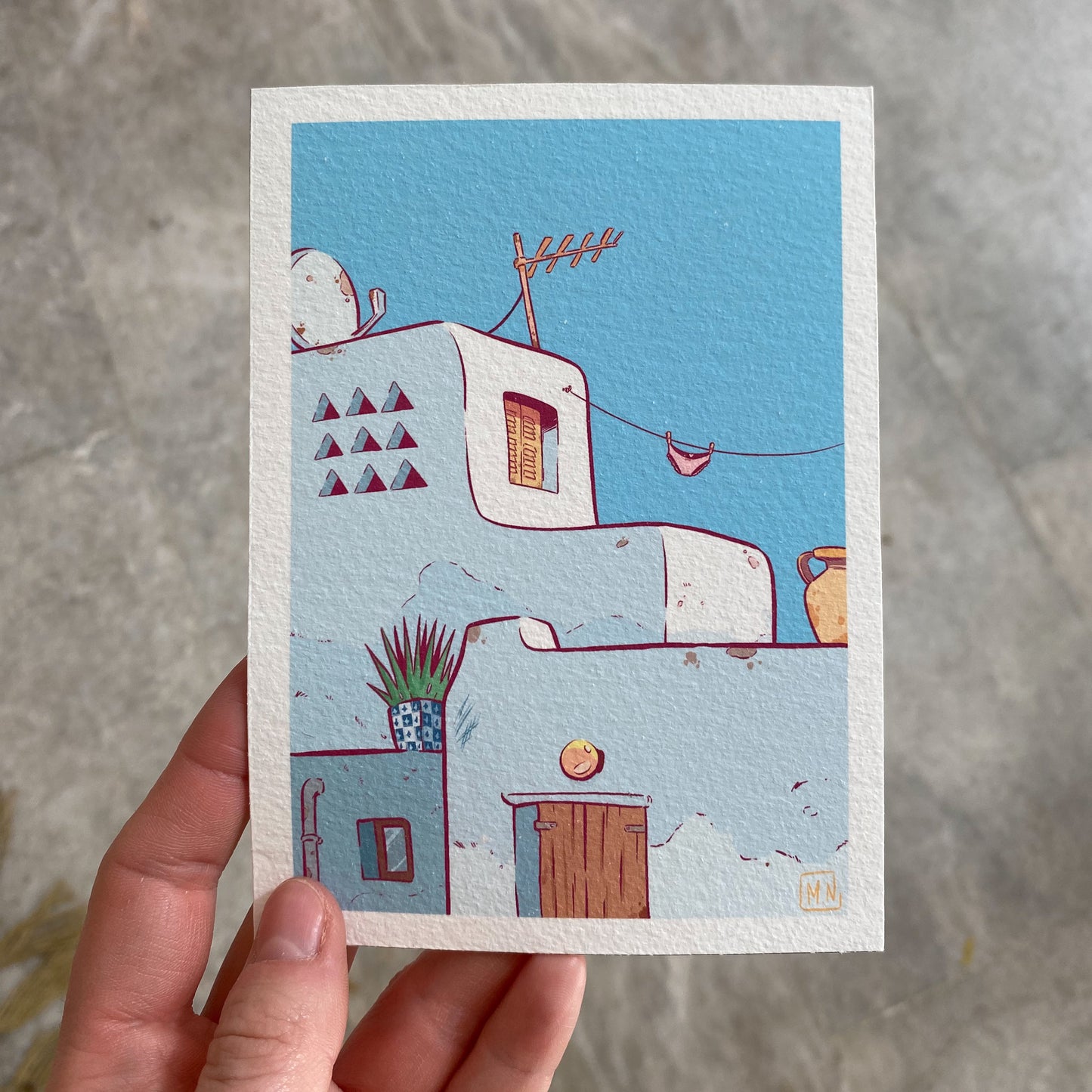 The Laundry - Art Print (tiny defaults)