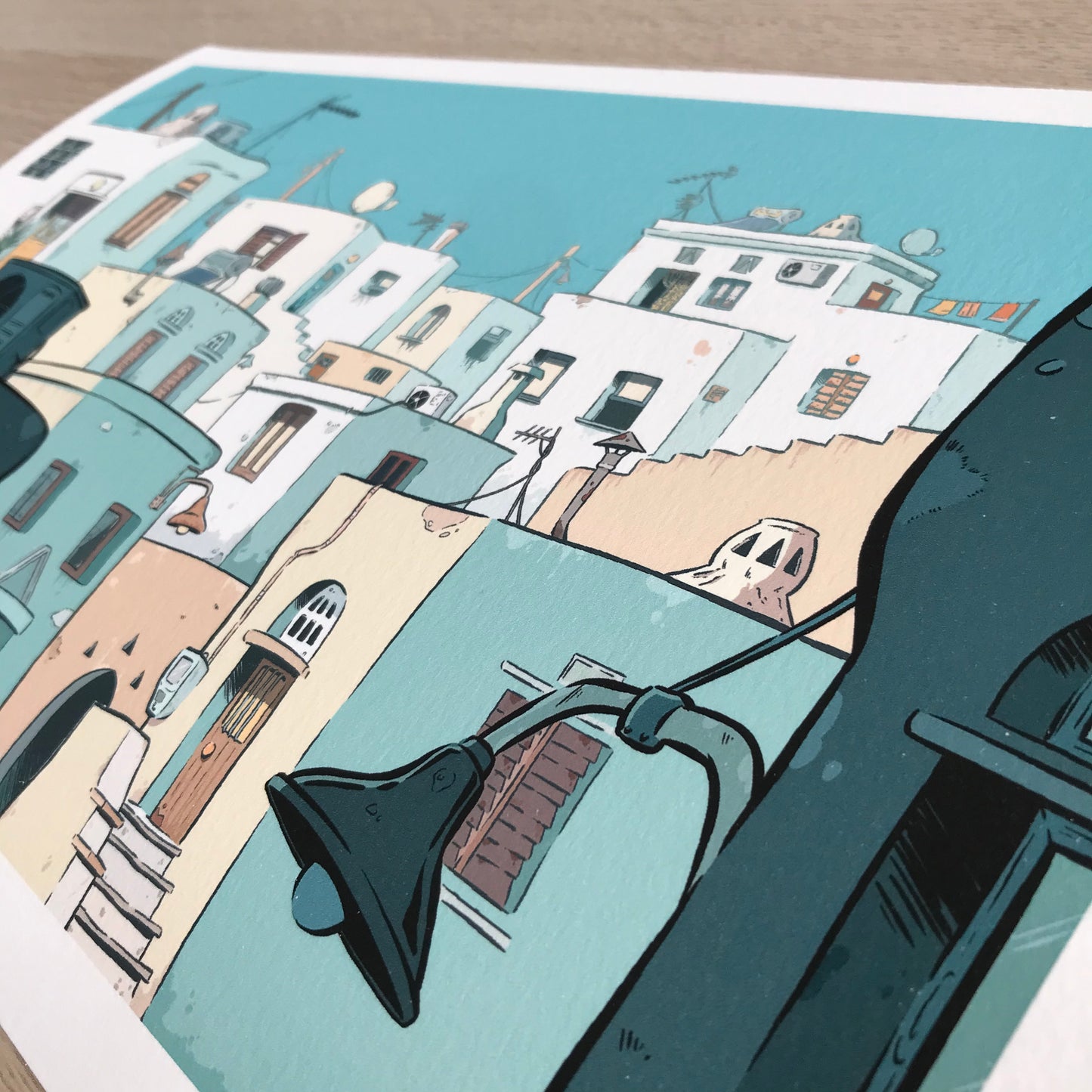 close up of the right part of the illustration