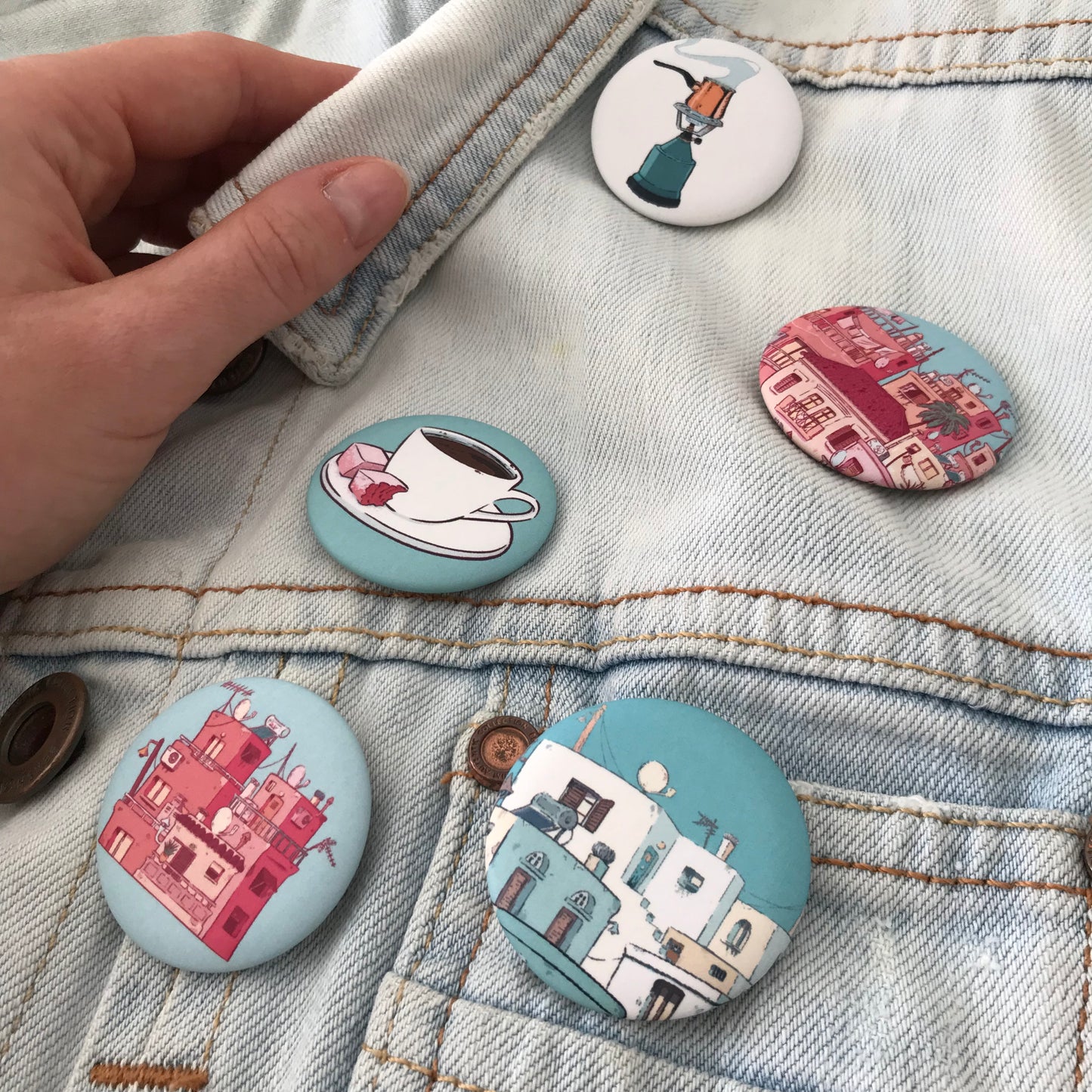 Coffee cup ! - Button Pins