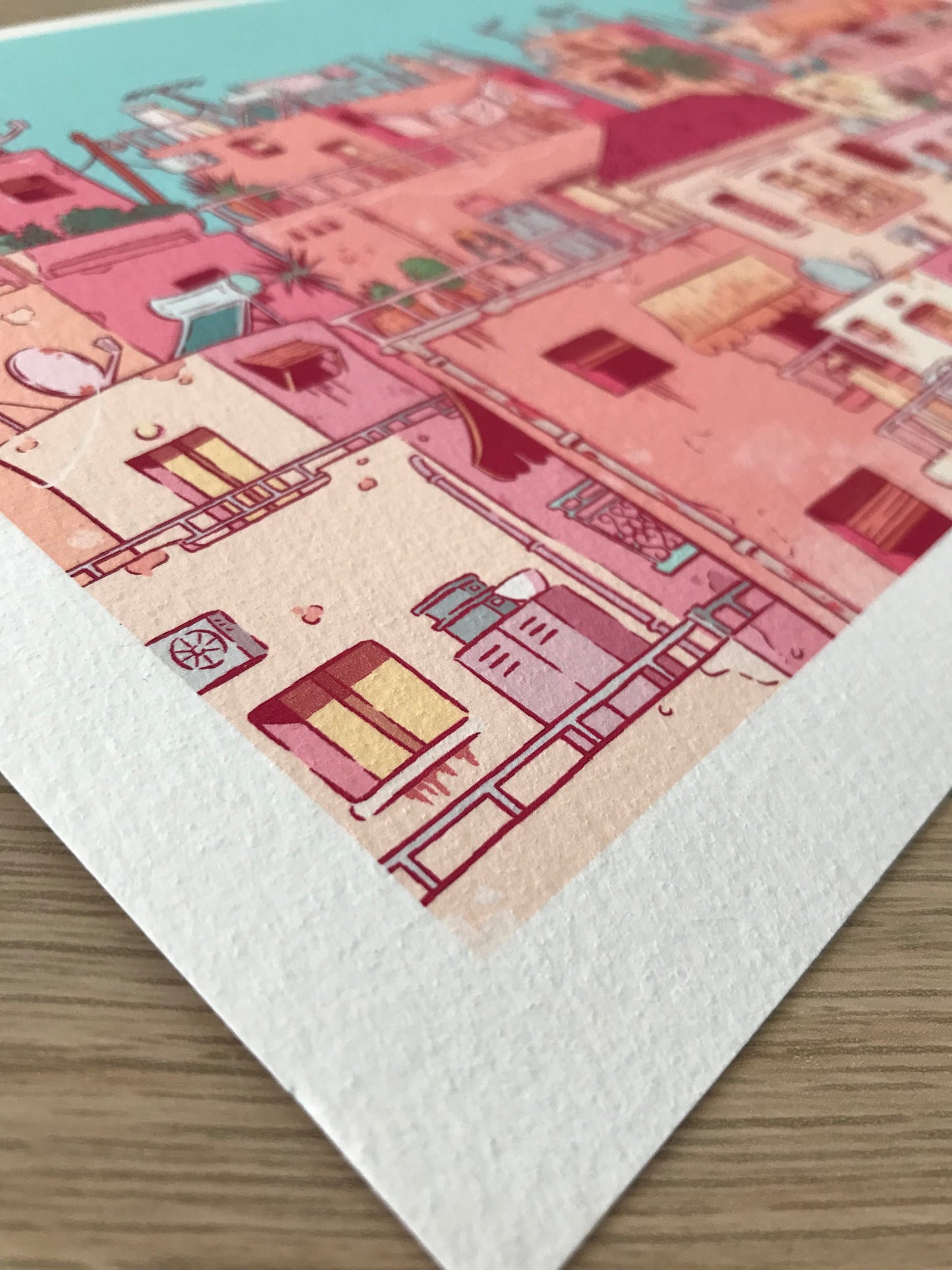 Another close up of the bottom left corner