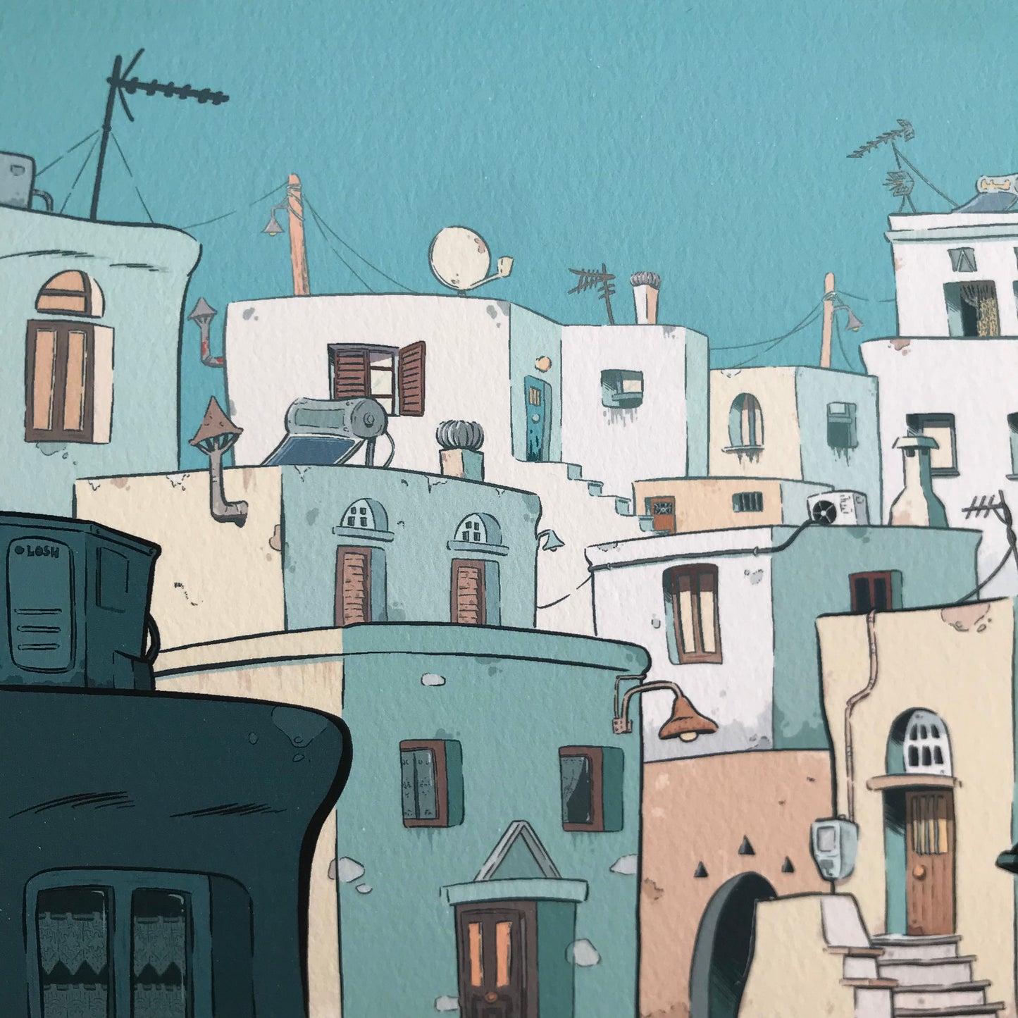 Other close up of a part of the village.