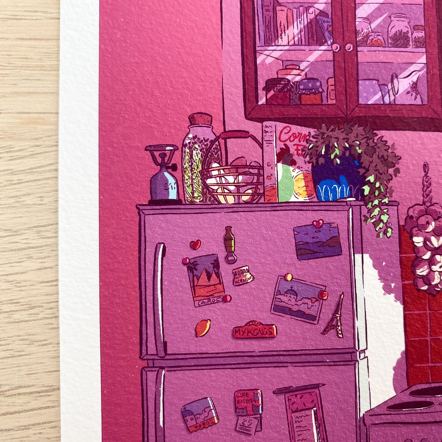 the Adorable Kitchen - Art Print