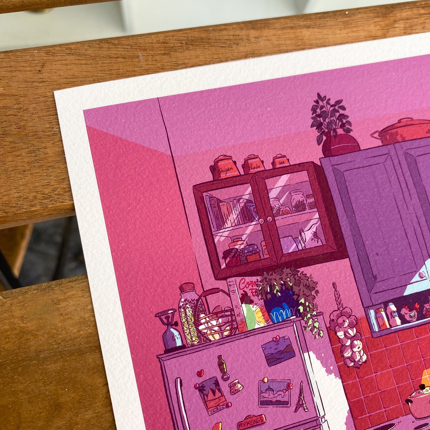 the Adorable Kitchen - Art Print