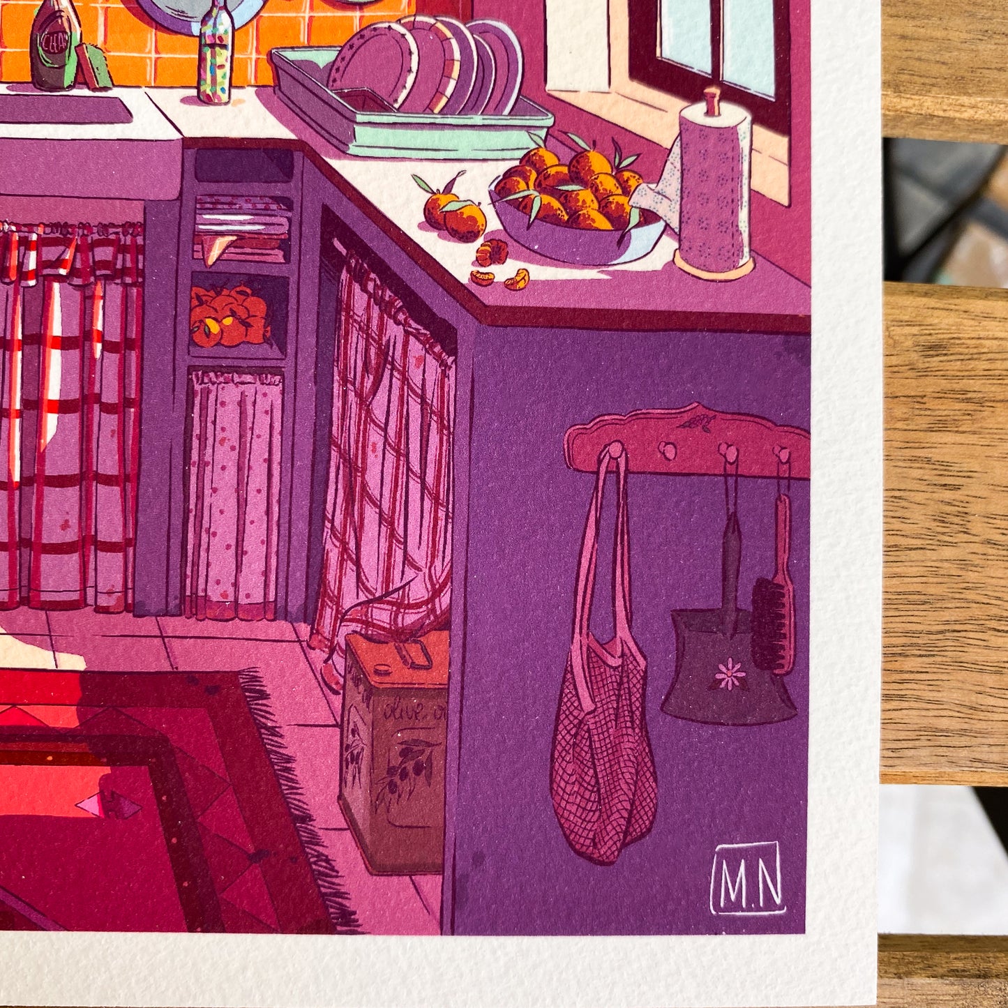 the Adorable Kitchen - Art Print