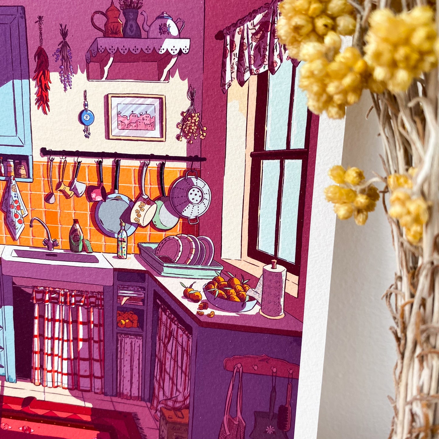 the Adorable Kitchen - Art Print