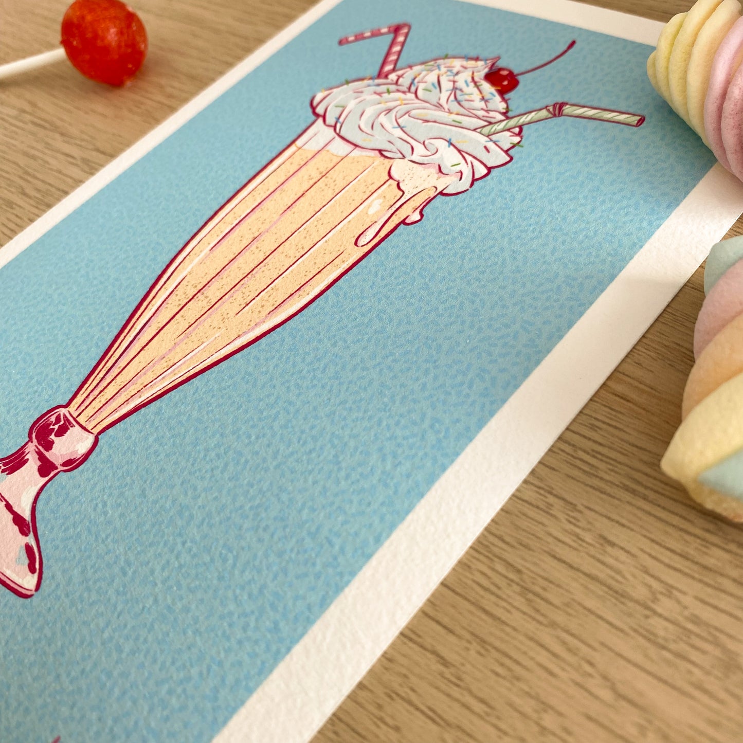 The Milkshake – Mini print