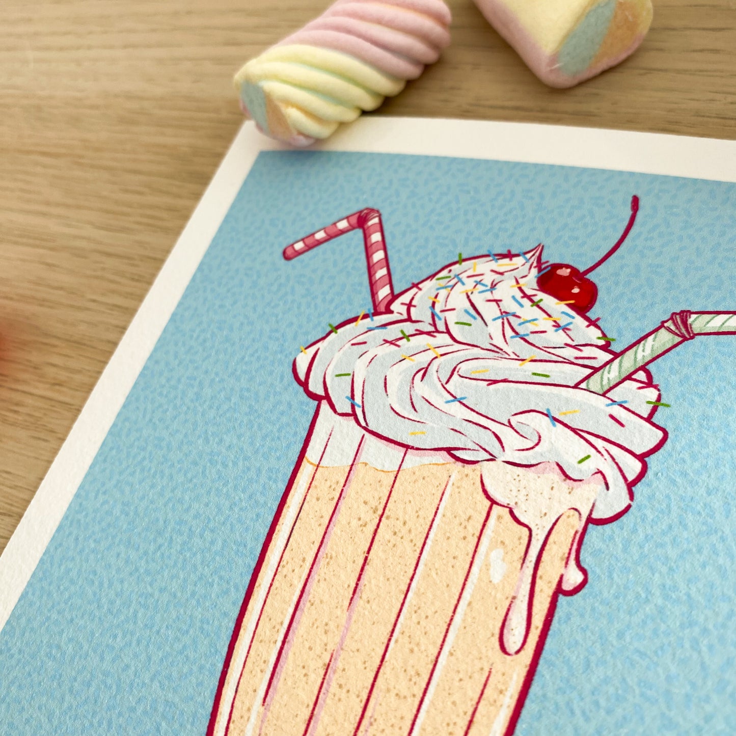 The Milkshake – Mini print