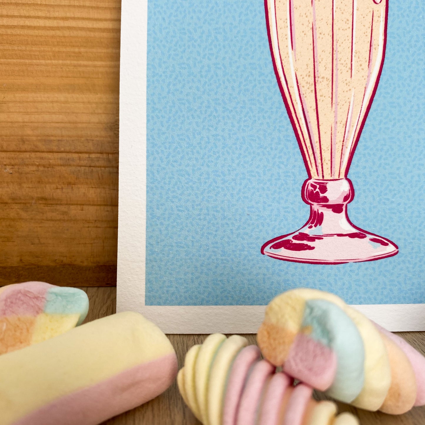 The Milkshake – Mini print
