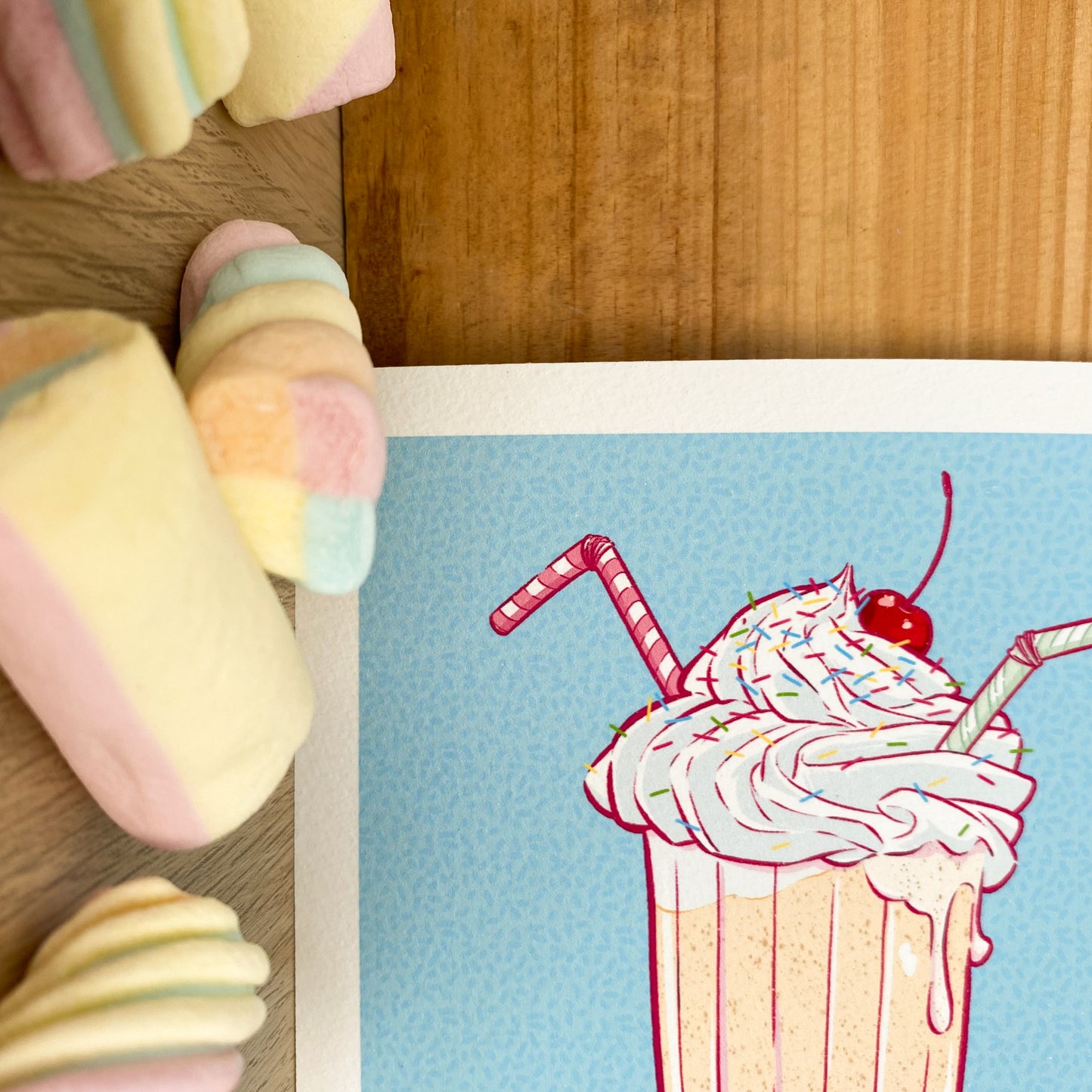 The Milkshake – Mini print