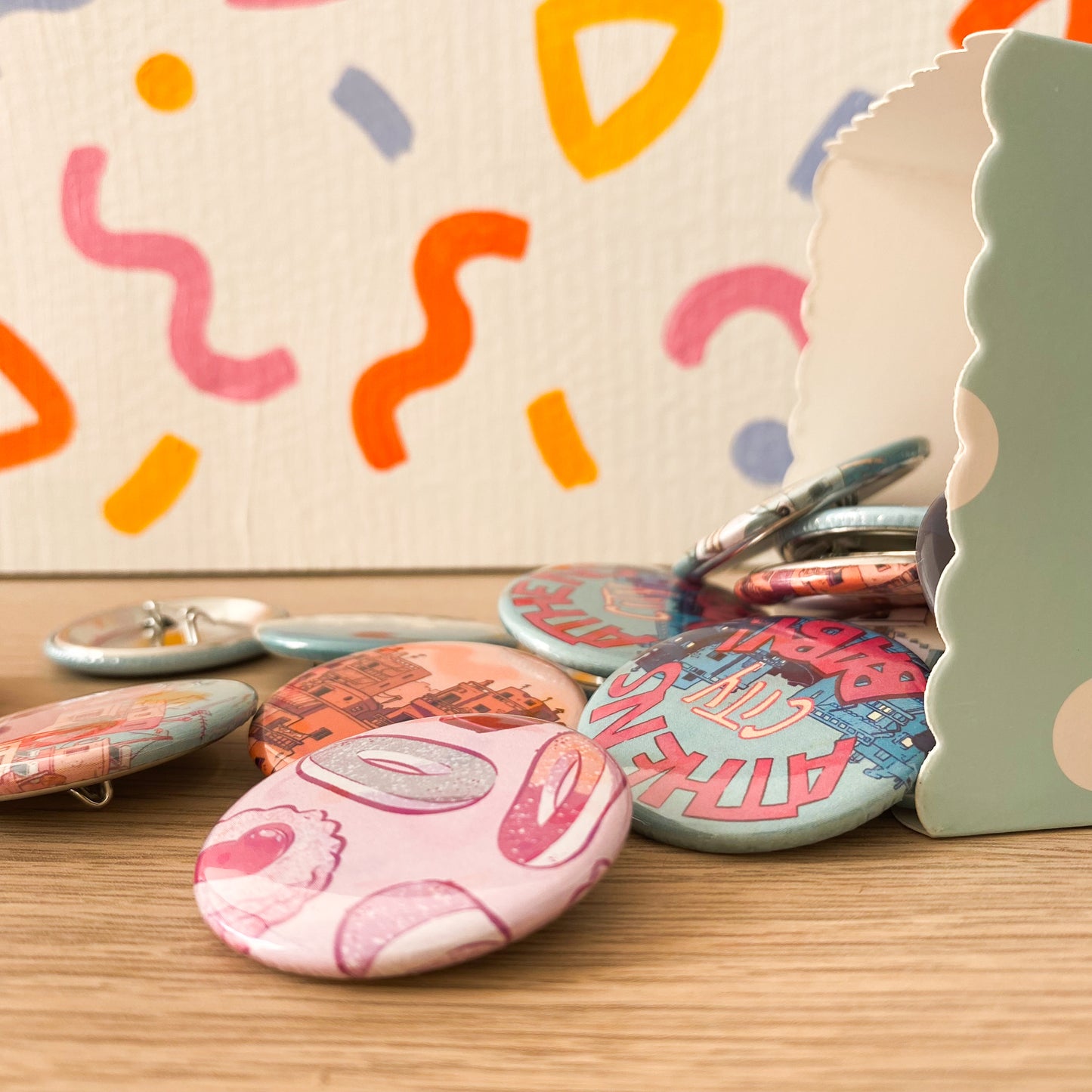 Yummy candy- Button Pins