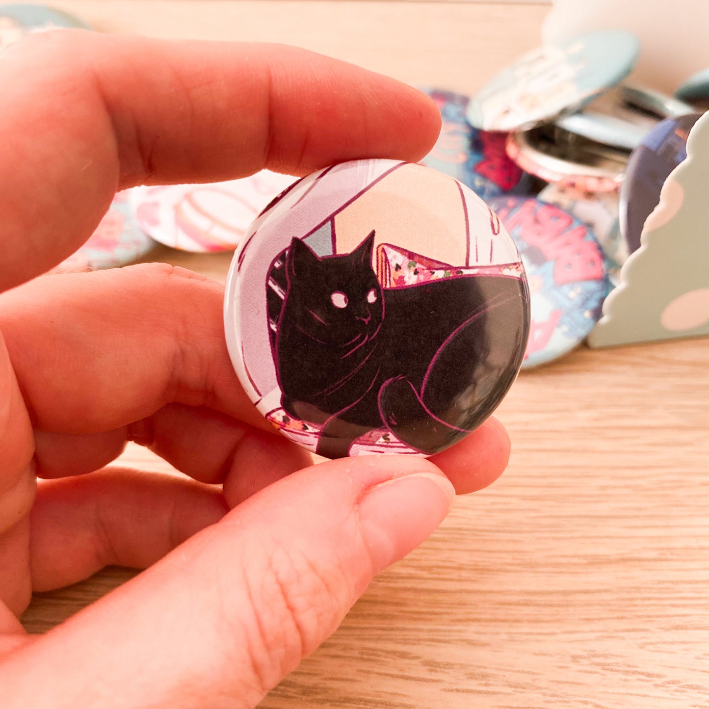 Little Cat- Button Pins