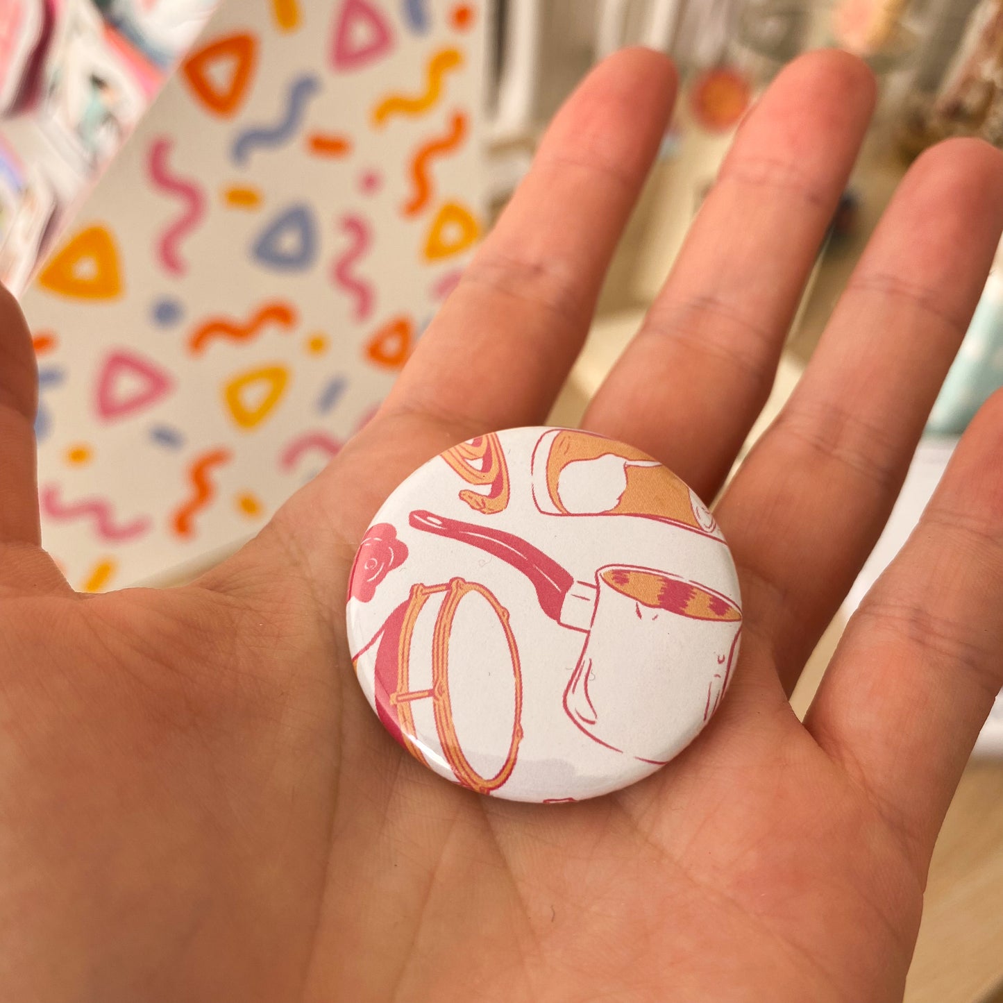 Greek objects - Button Pins
