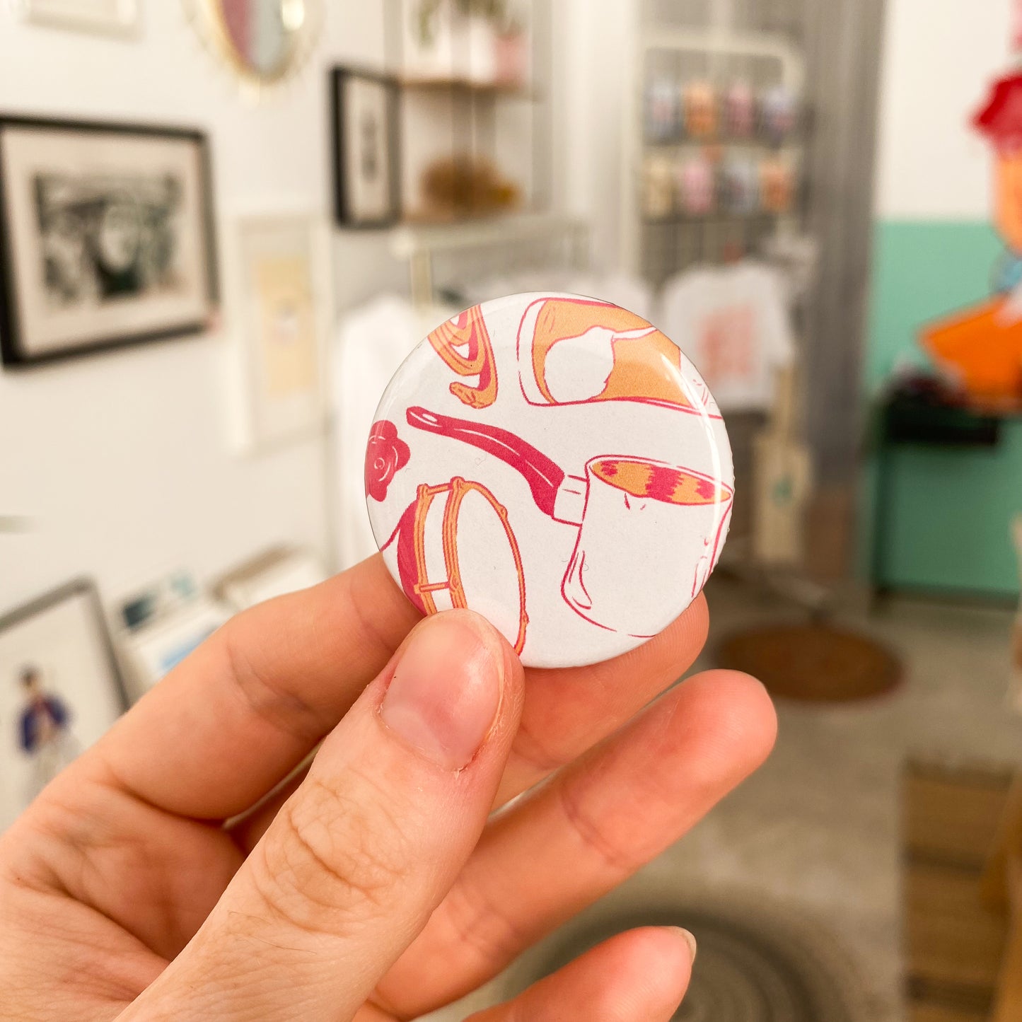 Greek objects - Button Pins