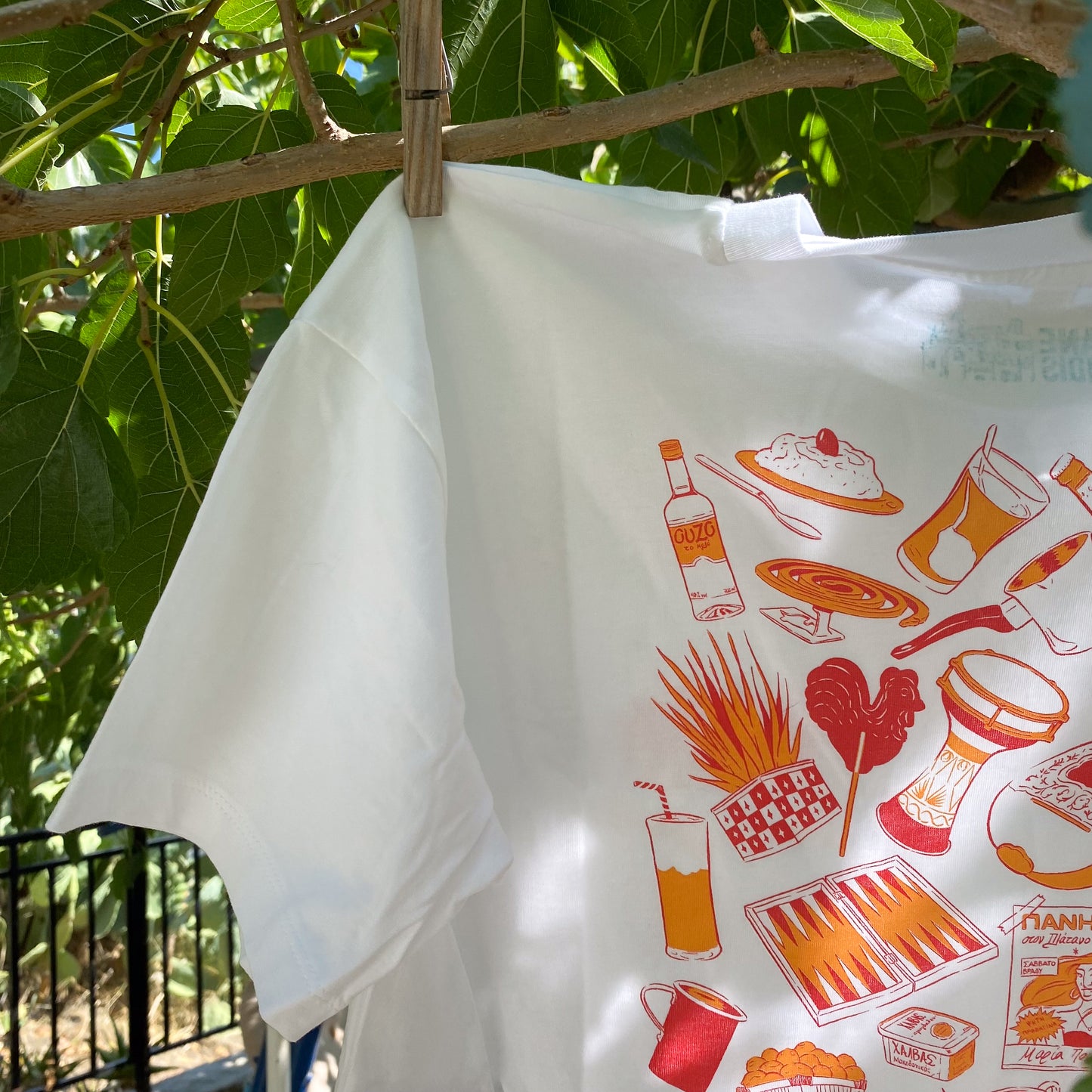 GREEK SUMMER - SILK PRINTED CROP TOP