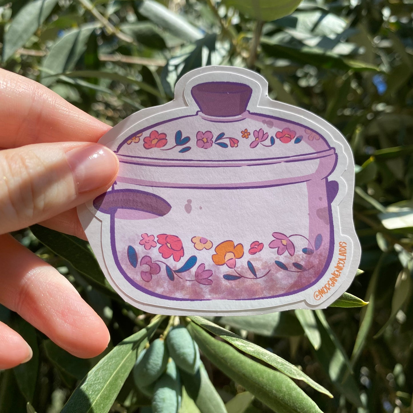 The cutest pot - STICKER