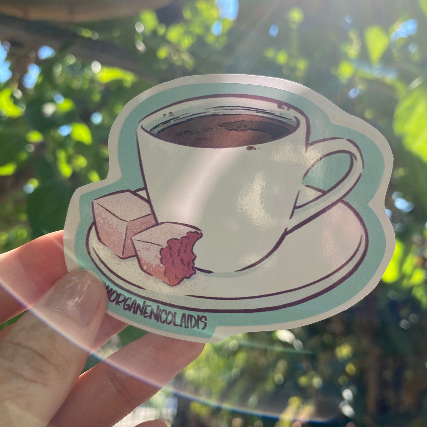 Coffee & Lukums - STICKER
