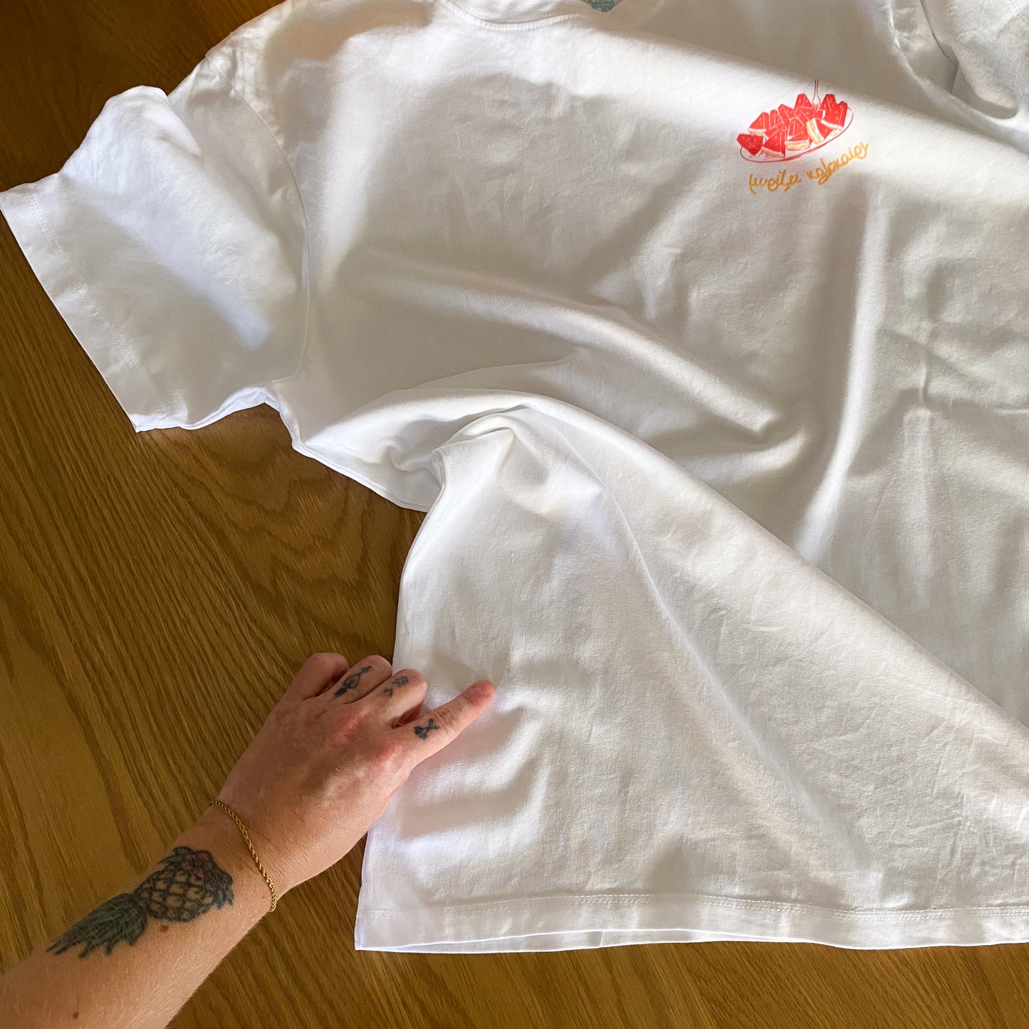 GREEK SUMMER - SILK PRINTED T-SHIRT (tiny default N.2)