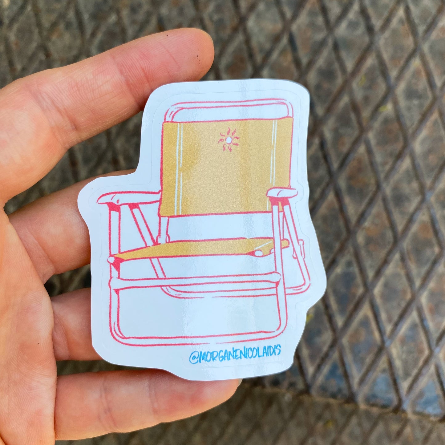The Beach Chair - STICKER