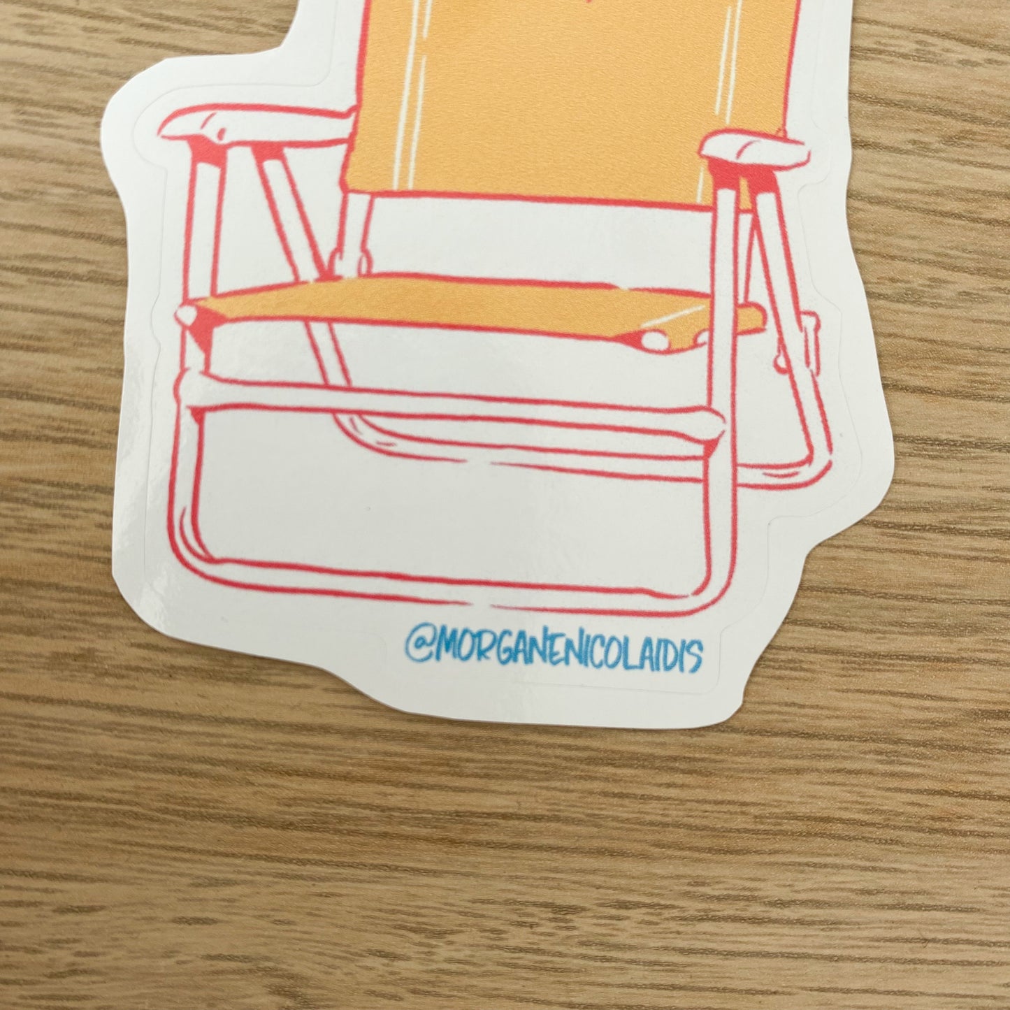 The Beach Chair - STICKER