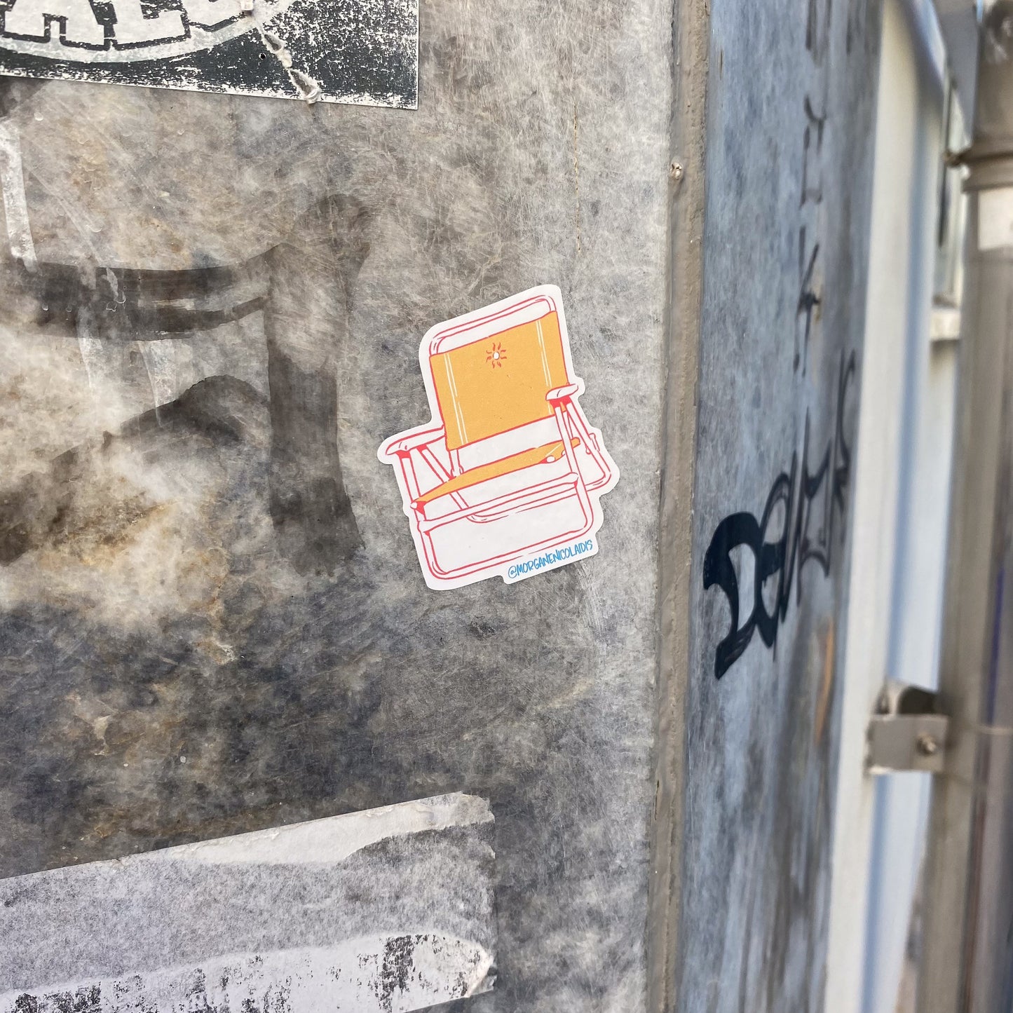 The Beach Chair - STICKER