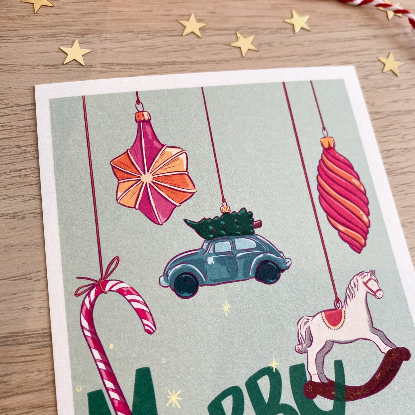 Vintage Christmas - Christmas card (English Version)