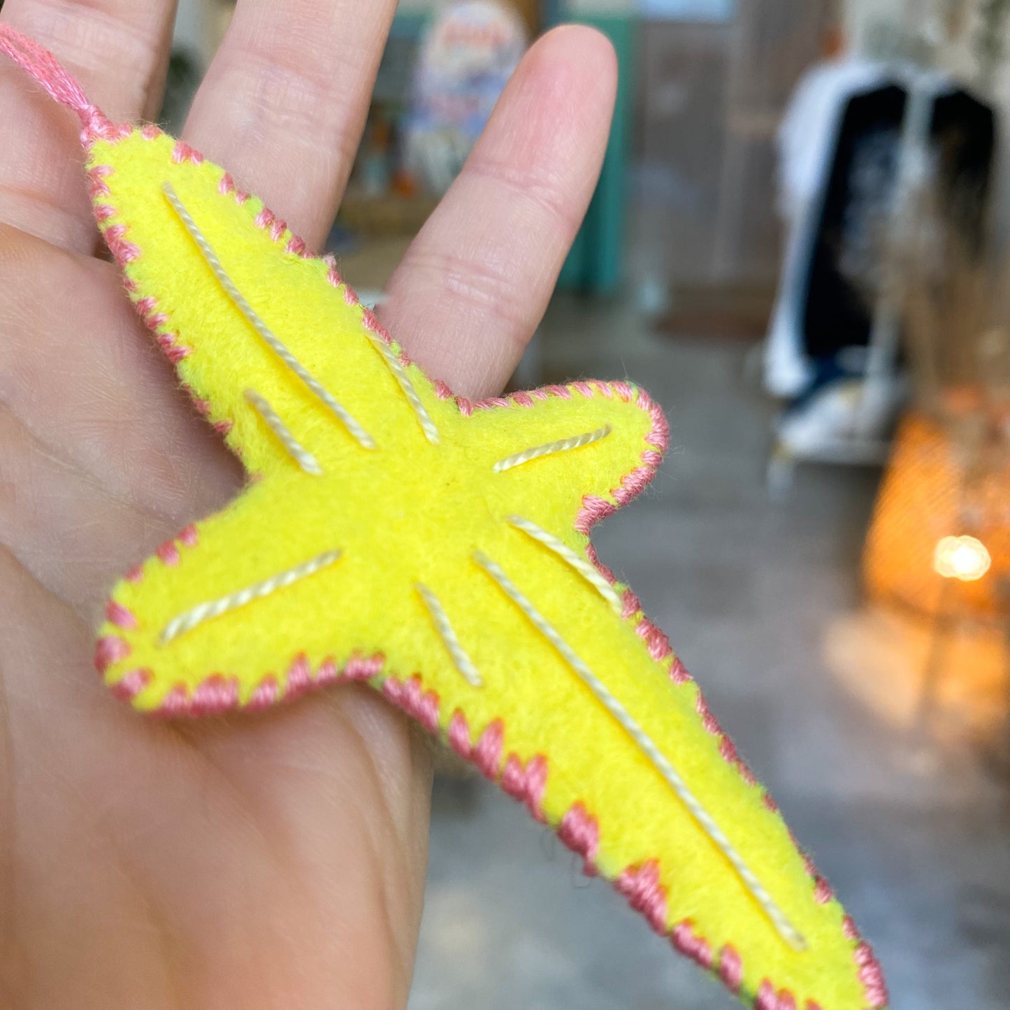 Four-pointed star ! - handmade Christmas ornament