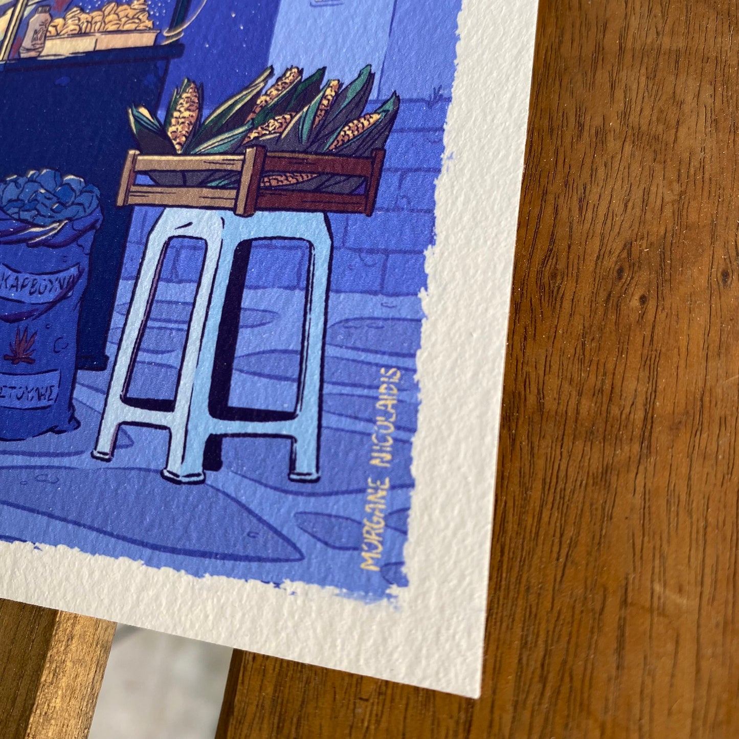 The Chestnut seller – Mini print