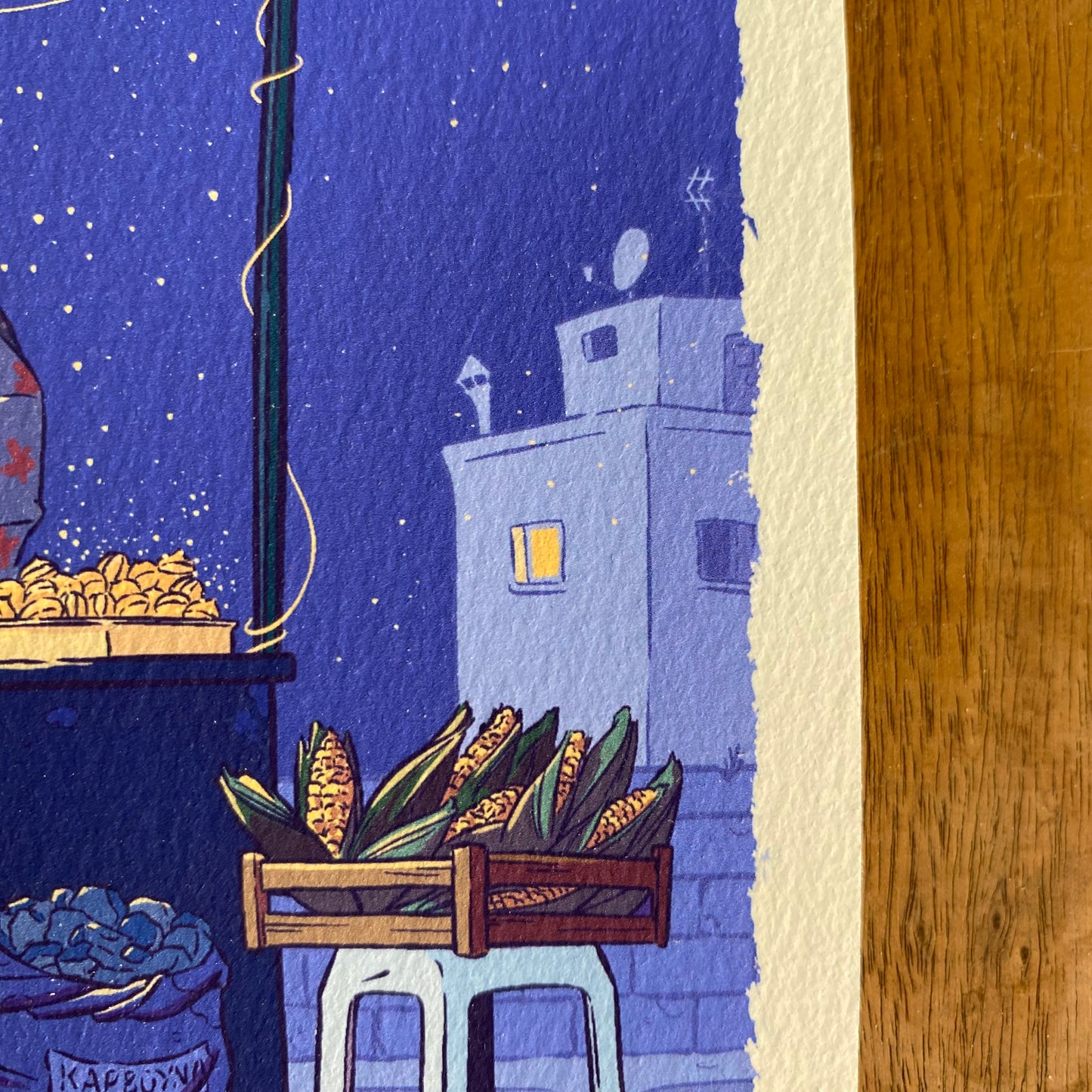 The Chestnut seller – Mini print