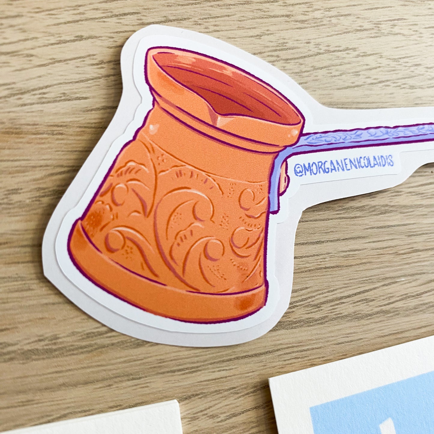 The traditional coffee pot ! - STICKER