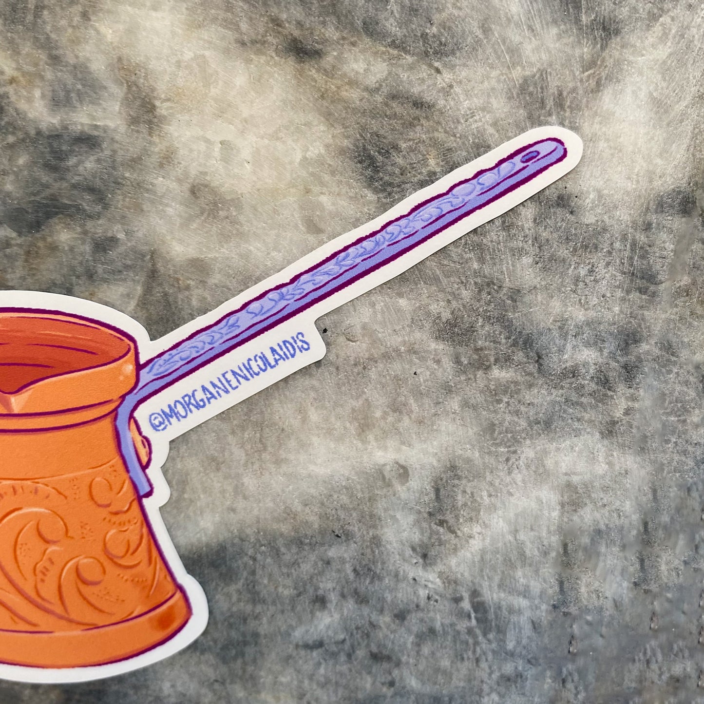 The traditional coffee pot ! - STICKER