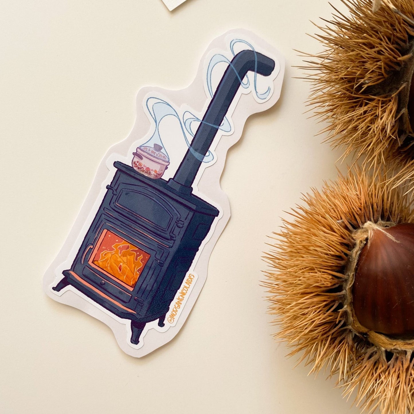 The traditional stove ! - STICKER