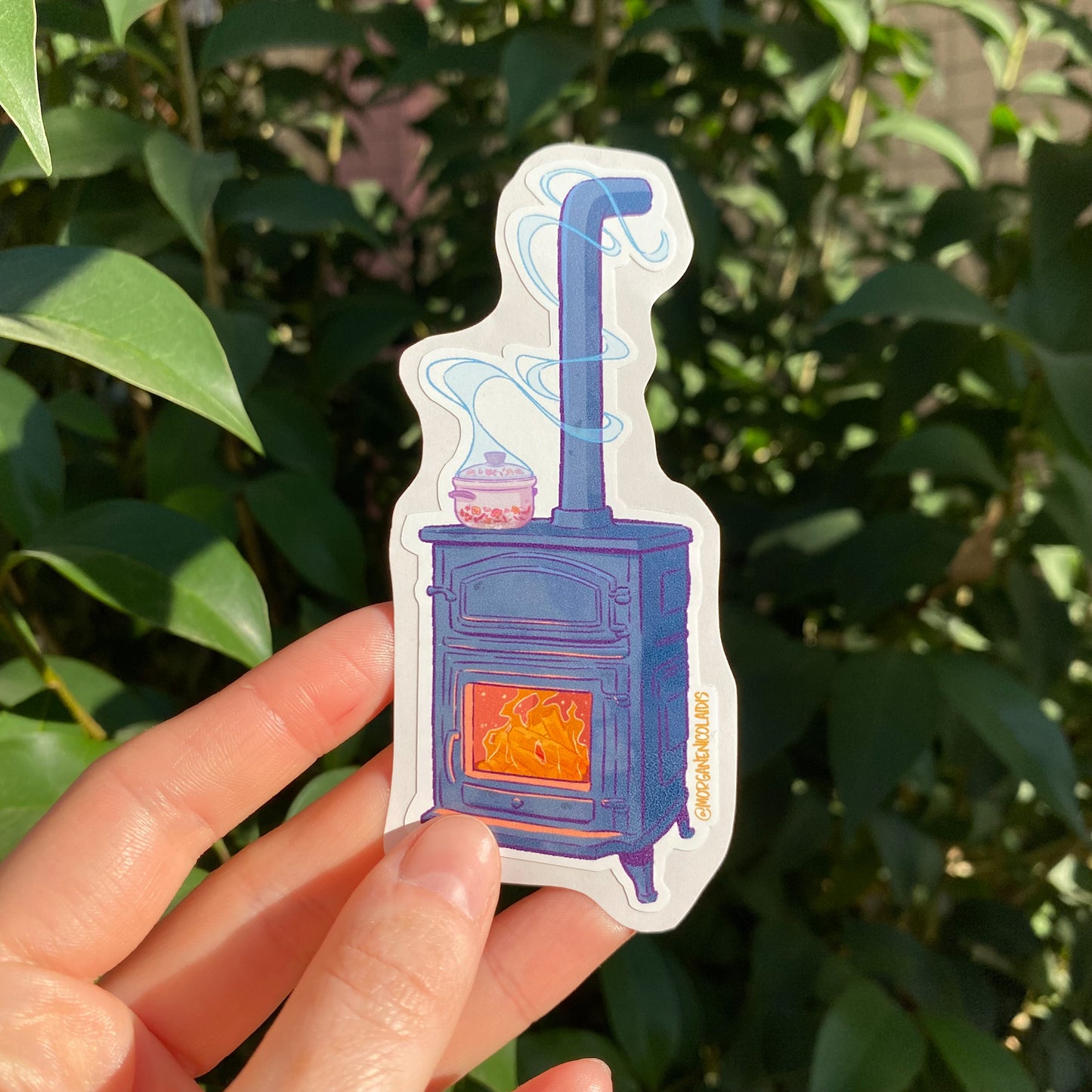 The traditional stove ! - STICKER