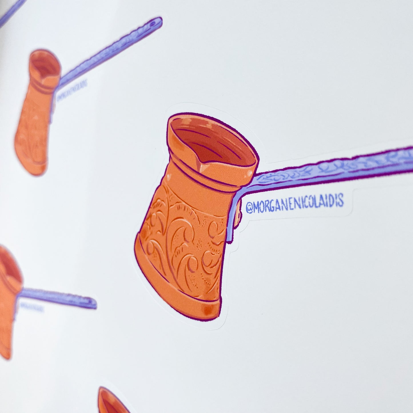 The traditional coffee pot ! - STICKER