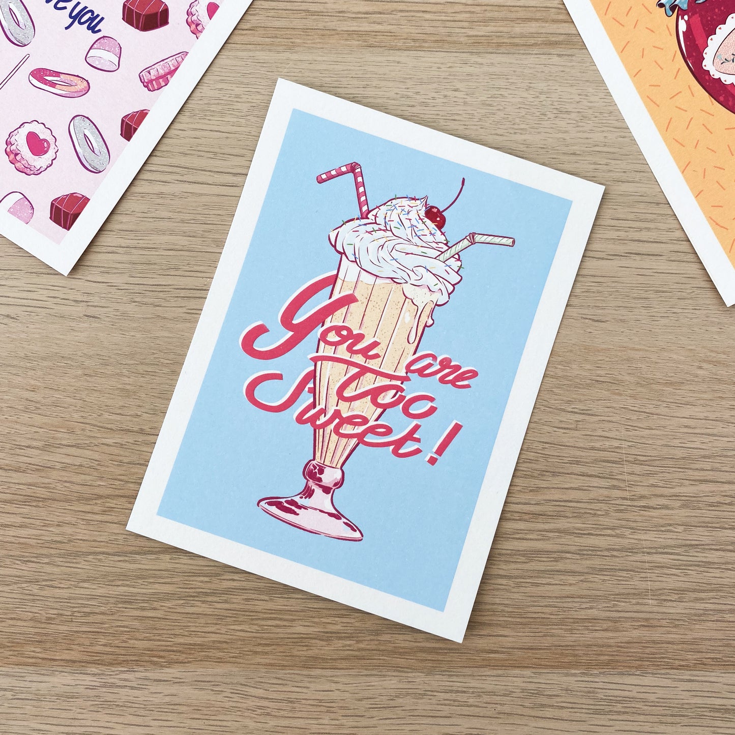 You are too sweet ! - love cards (English version)