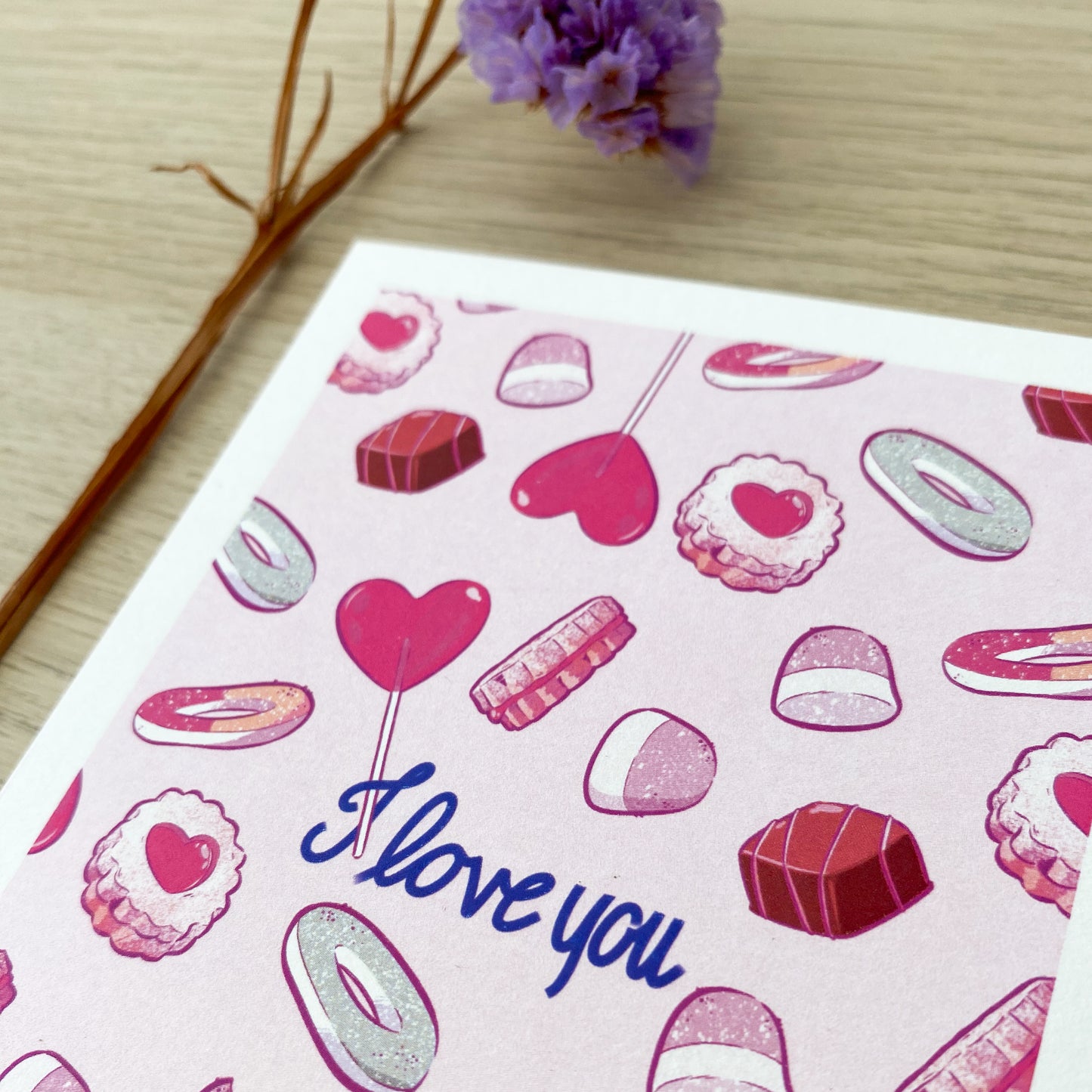 I love you ! - love card (English version)