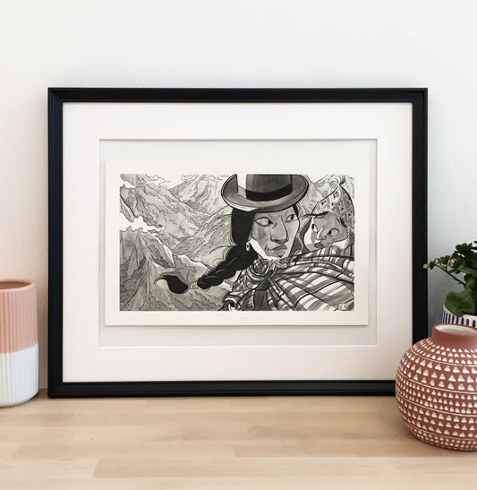 The Peruvian Mama - Art Print