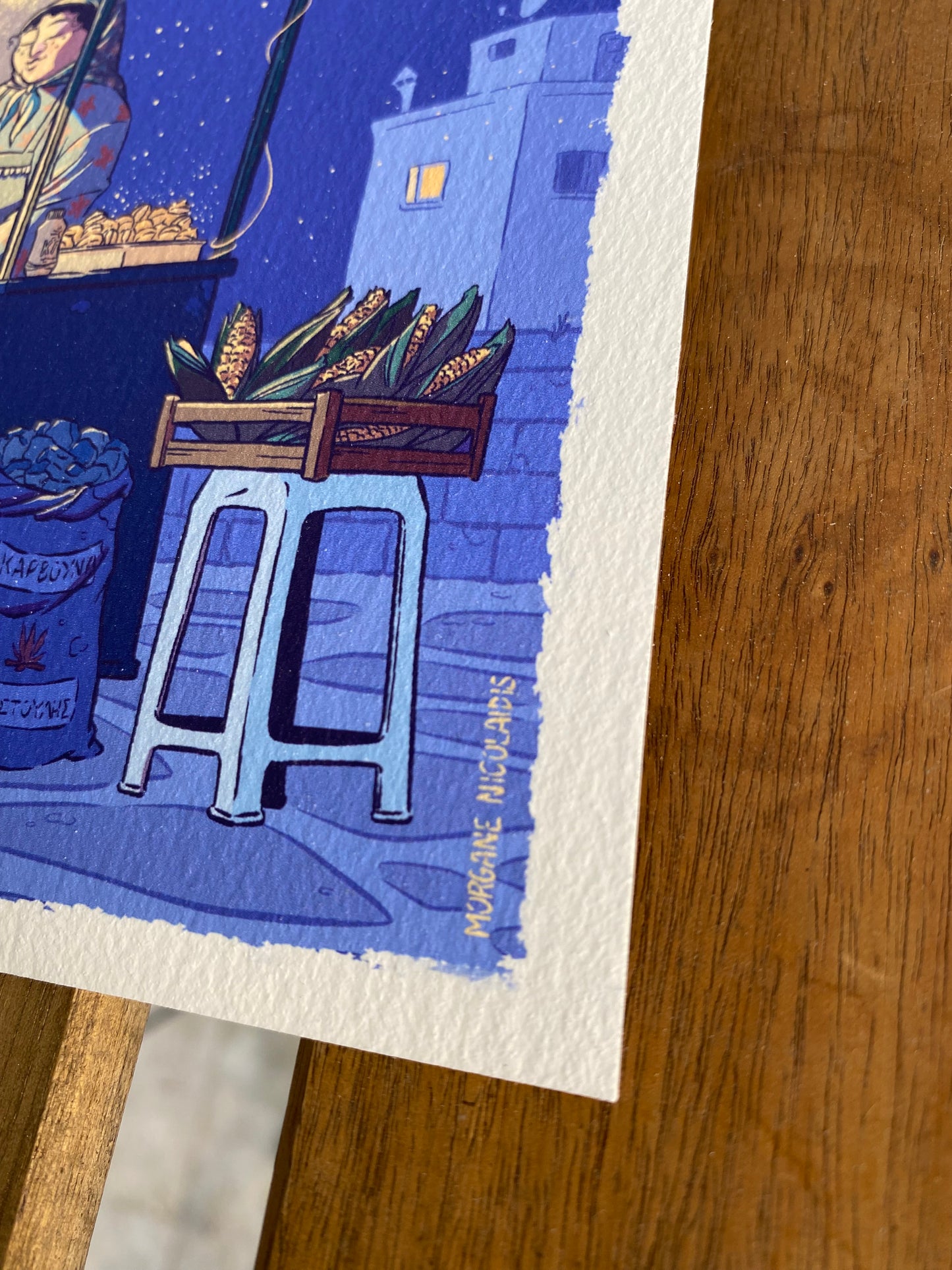 The chestnut seller - Mini print