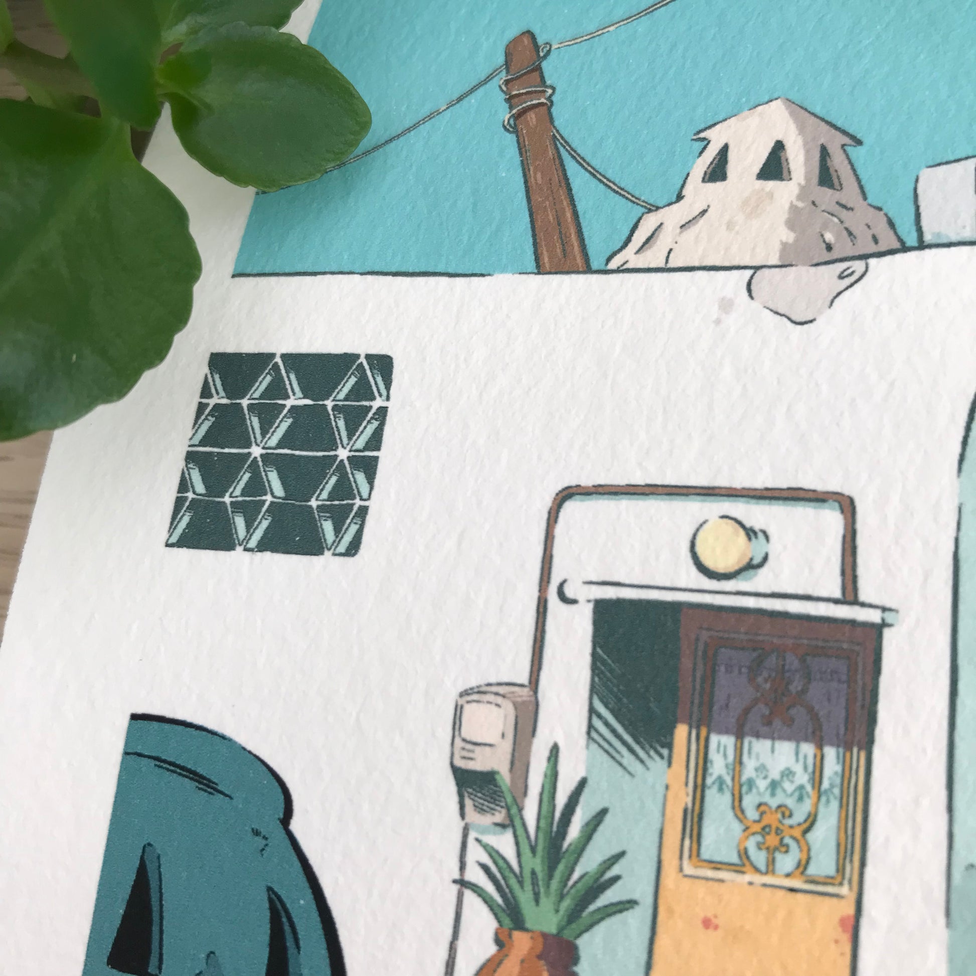 Close up of a traditional house 