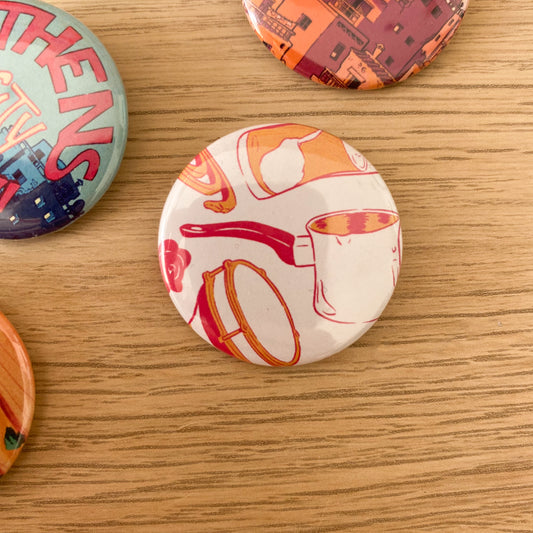 Greek objects - Button Pins