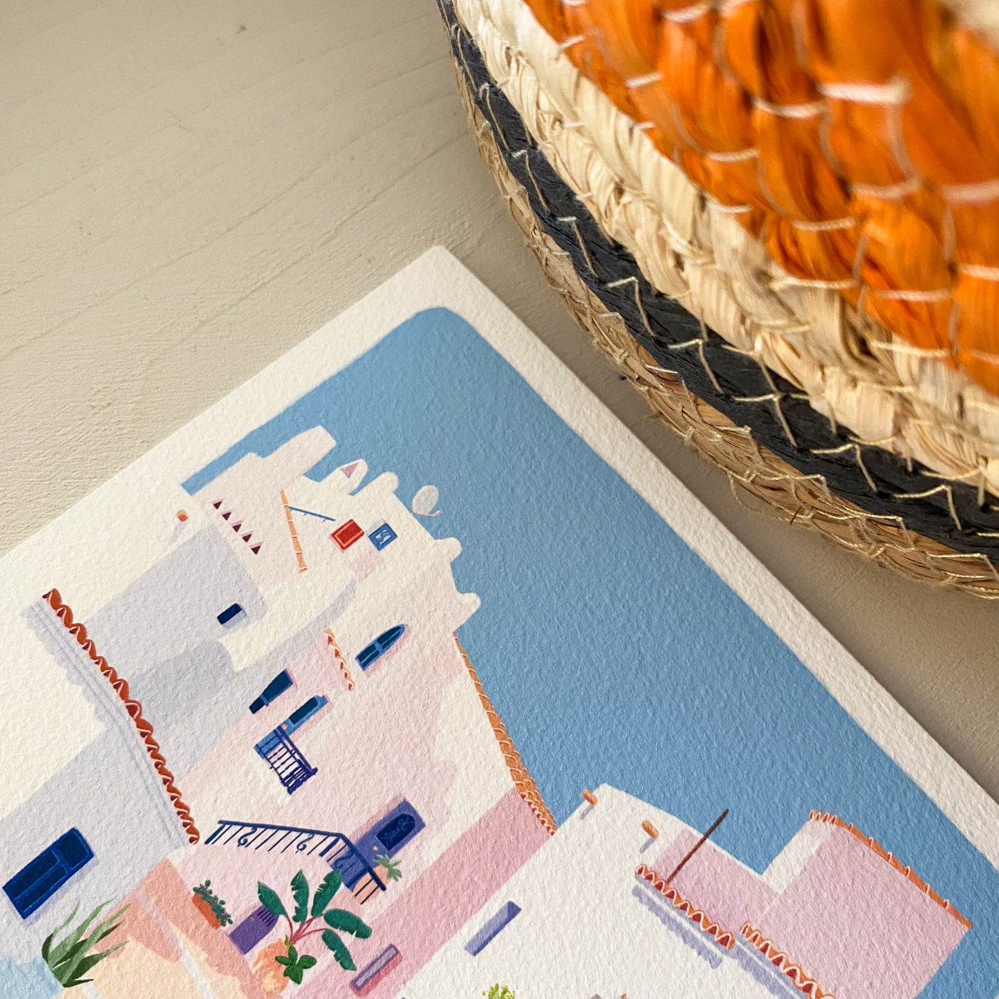 Evening Nap, Traditional Village - ART PRINT
