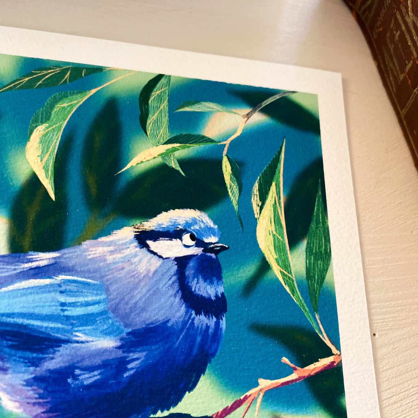 The Little Blue Bird - Mini Print