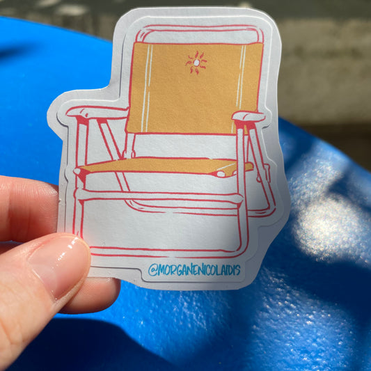 The Beach Chair - STICKER