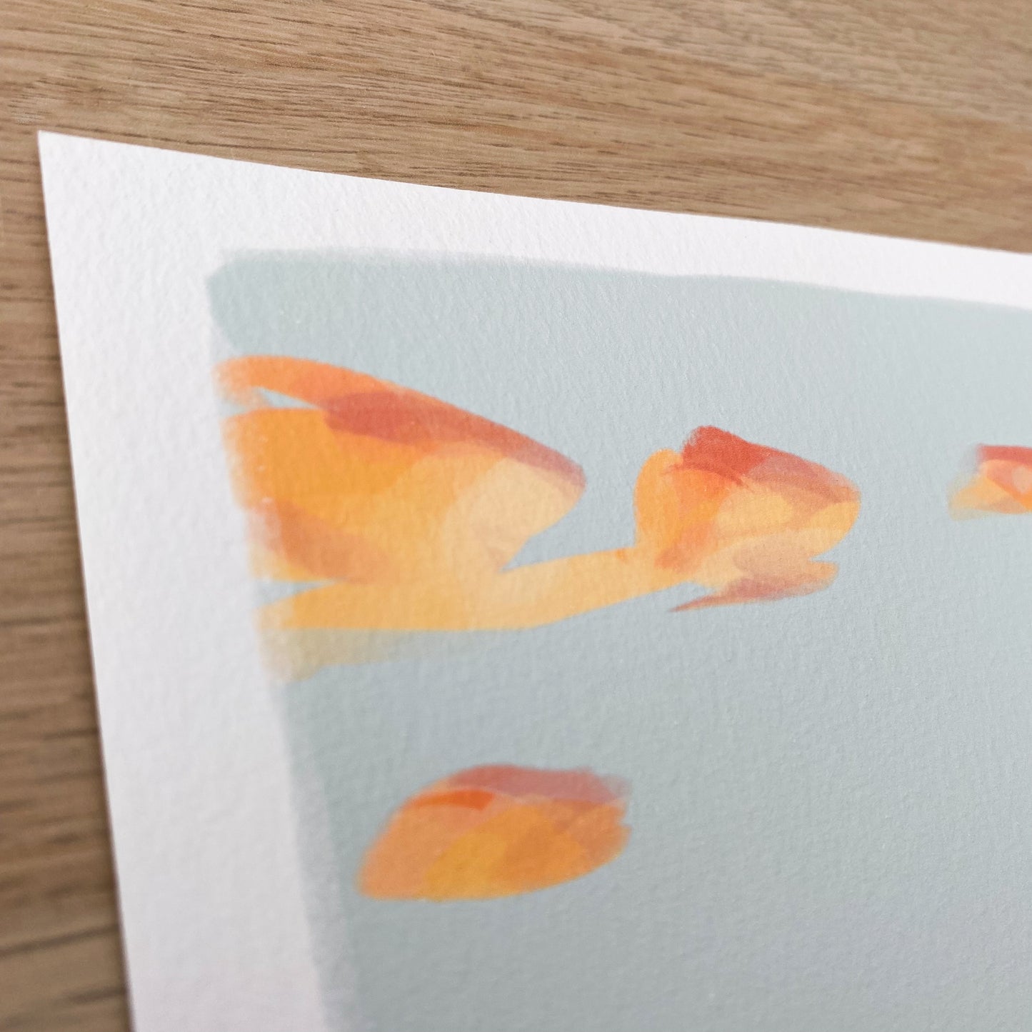 Mermaid on the rocks - Art Print