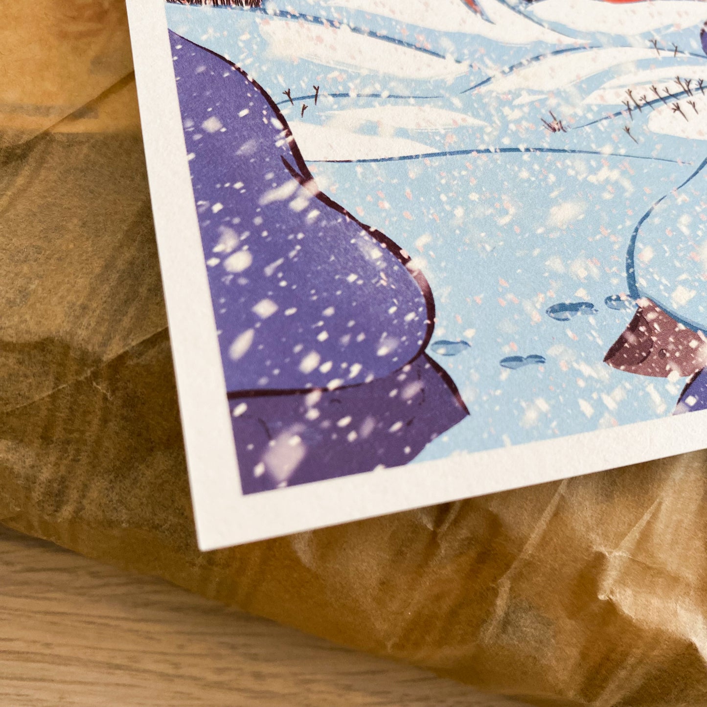 The Fox and the snowstorm - Christmas card