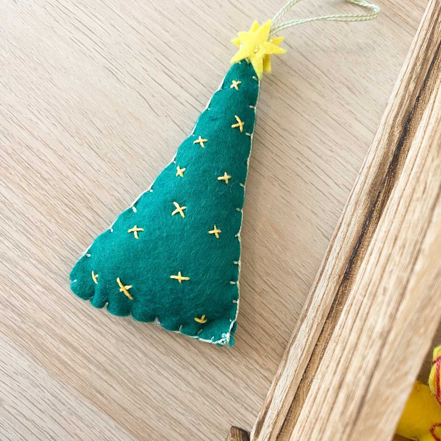 Cute tree with stars ! - handmade Christmas ornament