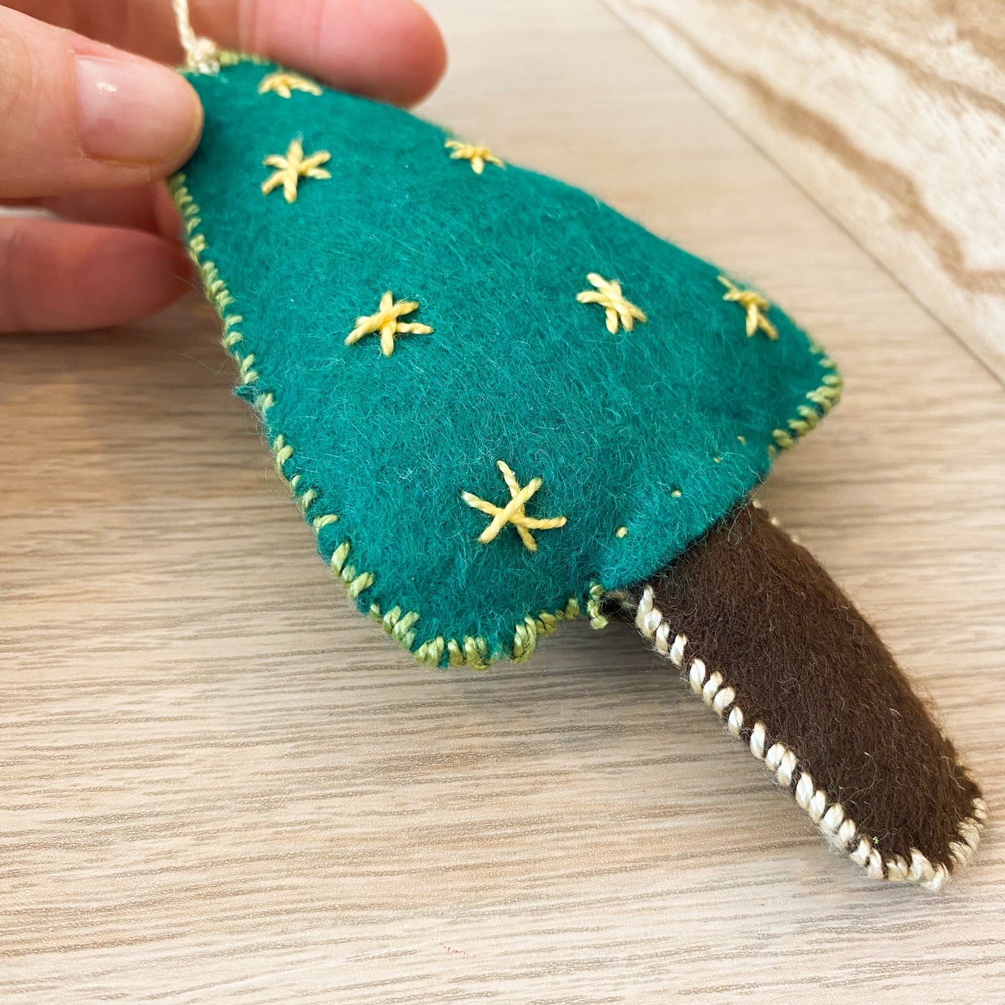 Small tree with stars ! - handmade Christmas ornament (Copy)