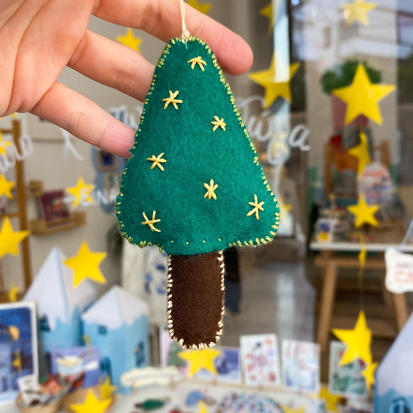 Small tree with stars ! - handmade Christmas ornament (Copy)