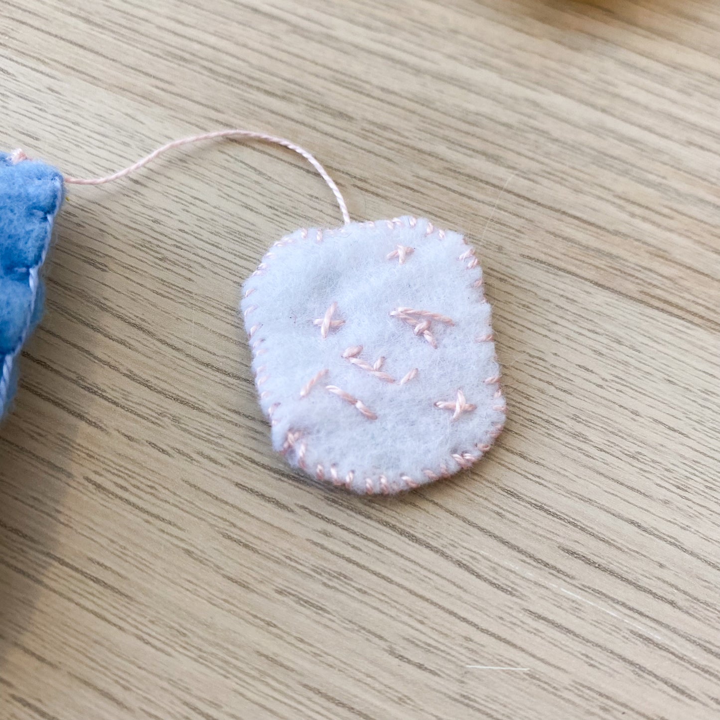 Tea Cup - handmade Christmas ornament