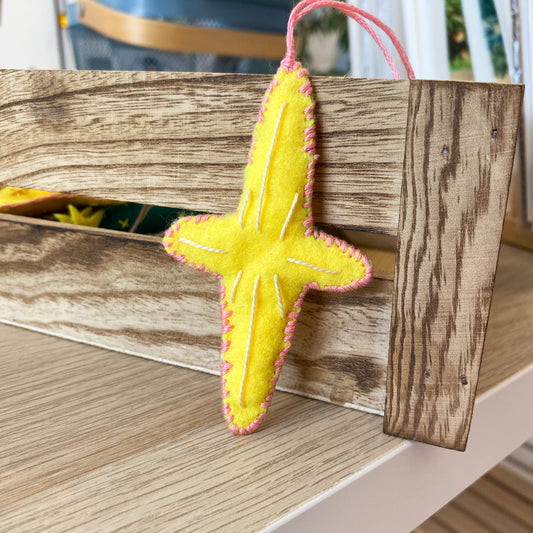 Four-pointed star ! - handmade Christmas ornament