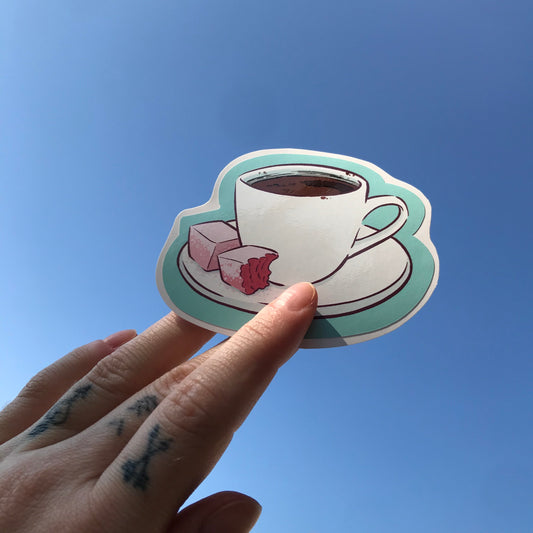 Coffee & Lukums - STICKER